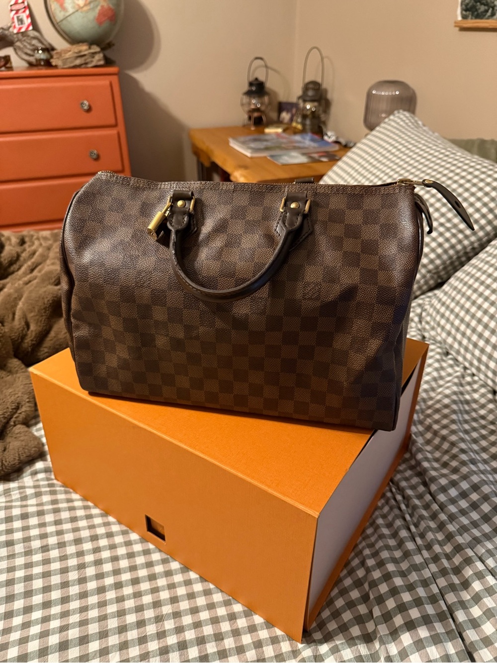 Louis Vuitton damier ebene speedy 35
